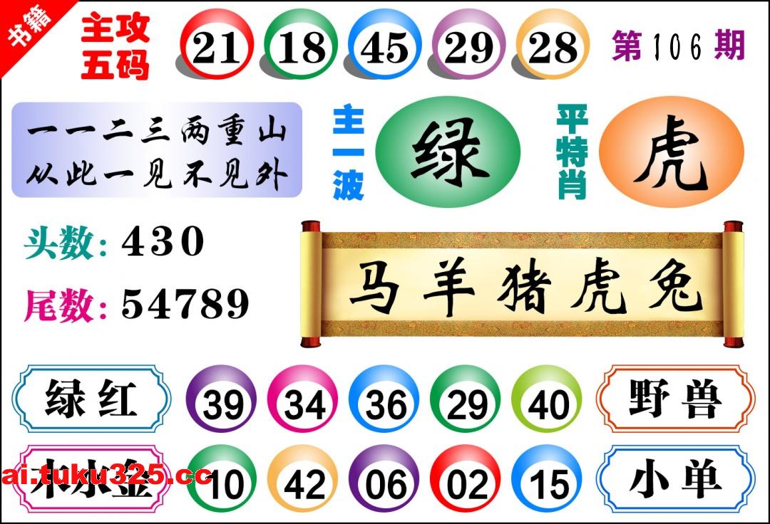 第2026106期 · 主攻五码