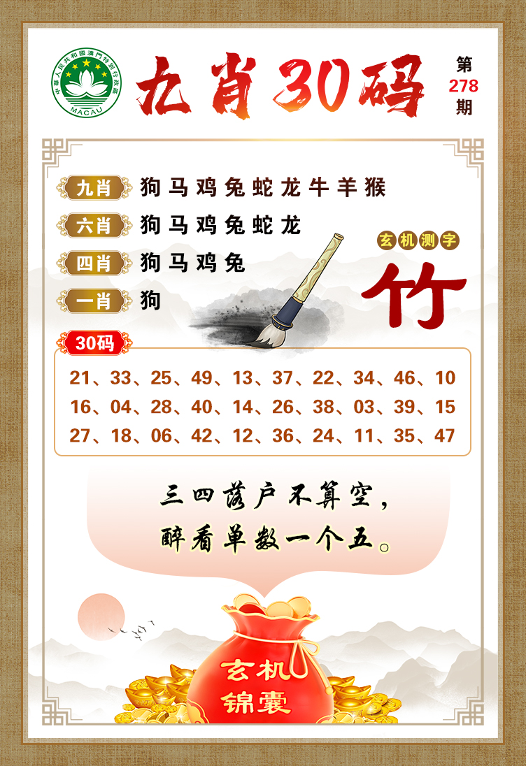 九肖30码
